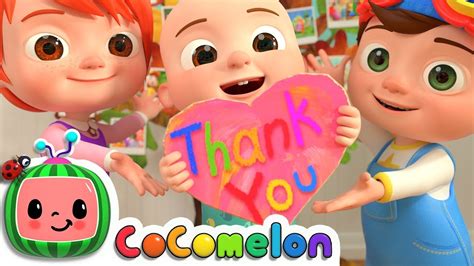 Thank You Song | CoComelon Nursery Rhymes & Kids Songs - YouTube