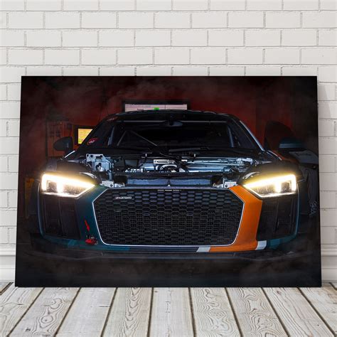 Audi R8 Racing Wall Art