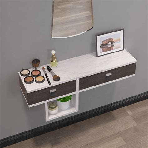 Floating Makeup Vanity With Drawers : Find this pin and more on makeup vanity with drawers by ...