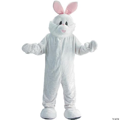 Adults Easter Bunny Mascot Costume | Halloween Express