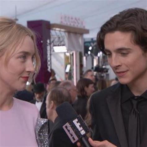 Saoirse Ronan & Timothee Chalamet Talk Names Being Butchered