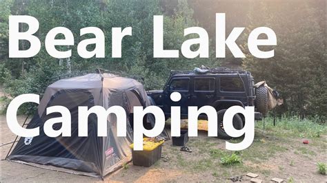 Camping Near Bear Lake Utah - YouTube