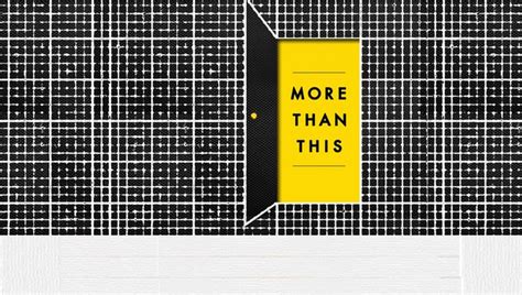 Review : More Than This, Patrick Ness - Drizzle & Hurricane Books