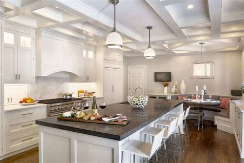 Coffered ceiling - Bilotta Kitchen & Home, NY