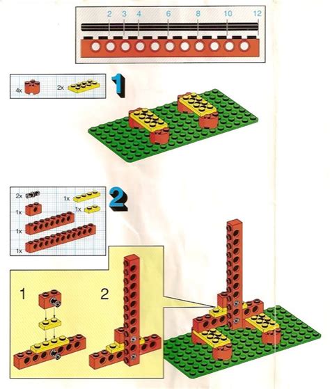 LEGO 9610 Gears Set Instructions, Dacta - Technic