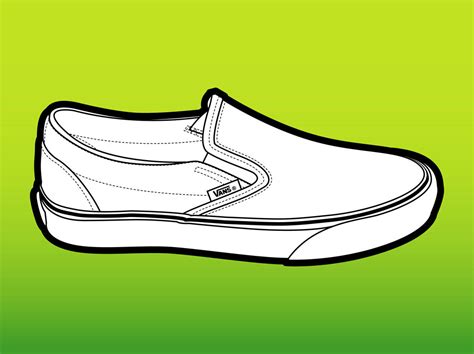 Vans Shoe Vector Art & Graphics | freevector.com