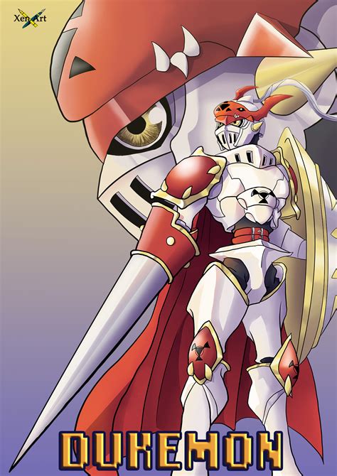 ArtStation - Dukemon/Gallantmon - Royal Knight Digimon