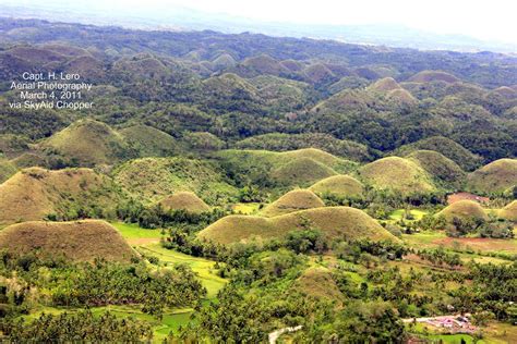 The Chocolate Hills is an unusual geological formation in Bohol province, Philippines. There are ...