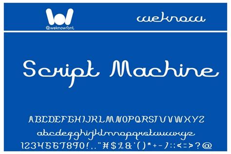 Script Machine Font Free Download - FreeFontDL