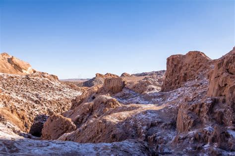 Cuevas De Sal Salt Caves Canyon at the Moon Valley - Atacama Desert, Chile Stock Photo - Image ...