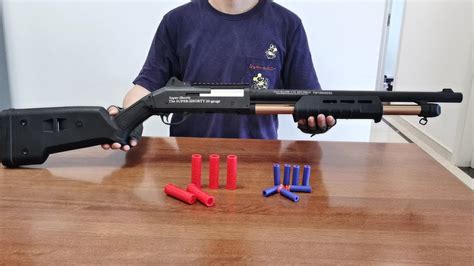 M870 Shell Ejecting Soft Bullet Toy Gun Unboxing 2022 - Realistic Remington Airsoft Shotgun ...