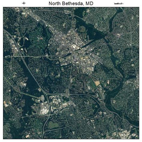 Aerial Photography Map of North Bethesda, MD Maryland