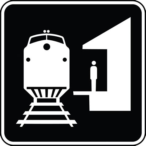 Train Station, Black and White | ClipArt ETC