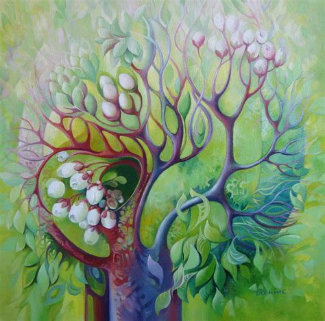 Spring tree Painting by Elena Oleniuc - Fine Art America