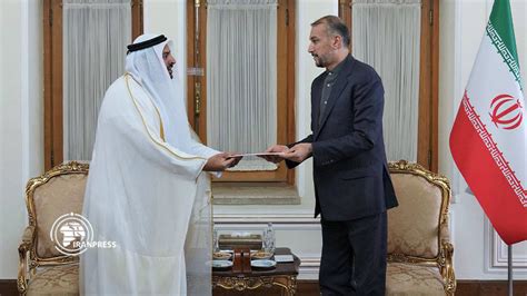 Emir of Qatar's message has been conveyed to President Raisi