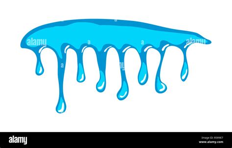 water ink drip, dripping paint vector symbol icon design Stock Photo - Alamy