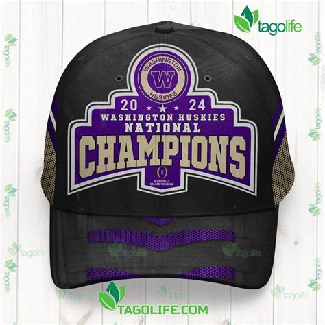 Washington Huskies Championship 2024 Cap - Reathamarcotte - Medium