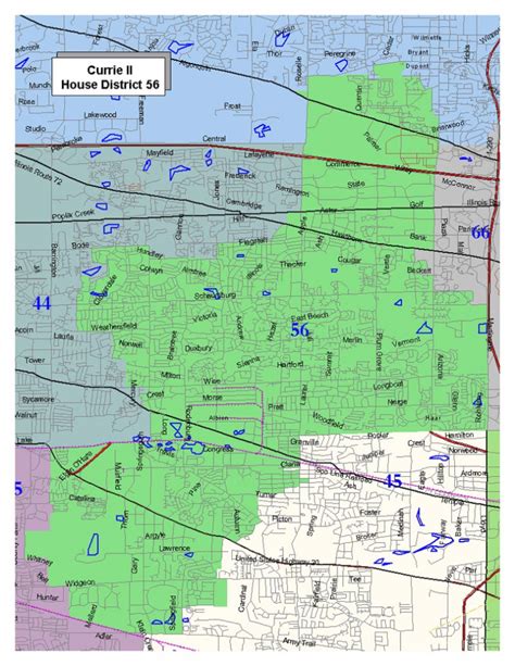 Illinois State Representative District Map - Printable Map