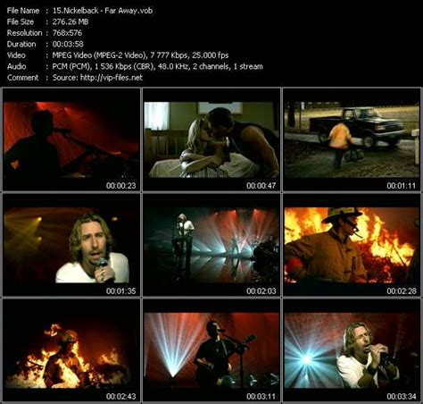 Nickelback - Far Away - Download Music Video Clip from VOB Collection ...