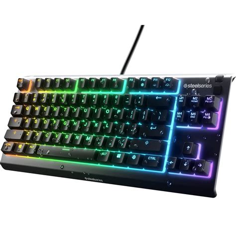 SteelSeries Apex 3 TKL Gaming Keyboard – Tenkeyless, Whisper-Quiet ...