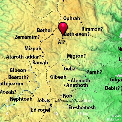 Bible Map: Beth-aven