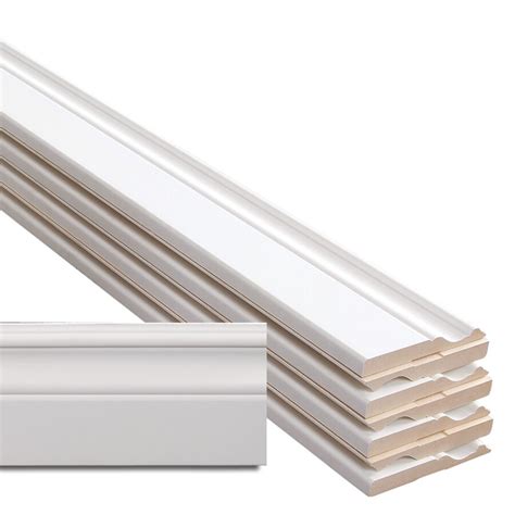 8-Pack 12-ft Interior Primed MDF Baseboard Moulding at Lowes.com