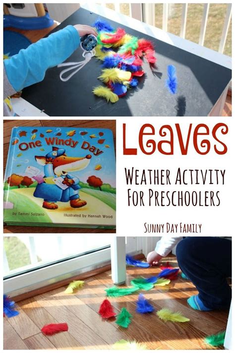 One Windy Day: Leaves & Weather Activity for Preschoolers | Weather activities preschool ...