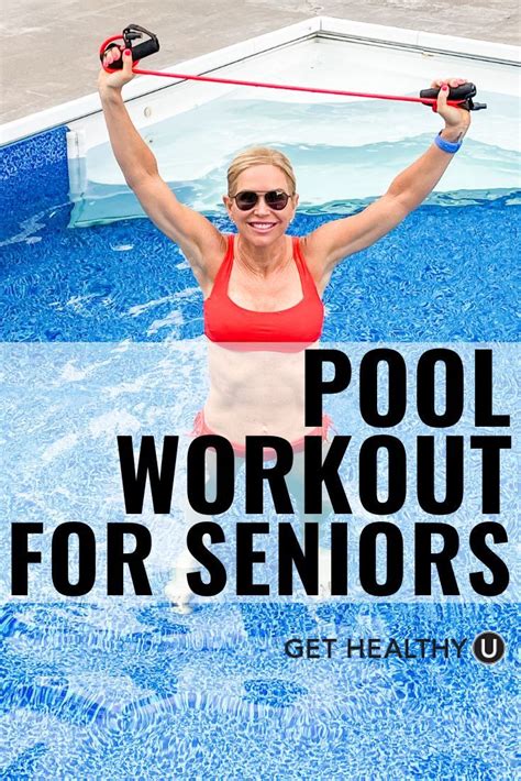 Pool Exercises For Seniors (30 Minute Pool Workout) | Water aerobics workout, Swimming pool ...