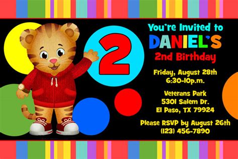 Daniel Tiger Invitations - General Prints