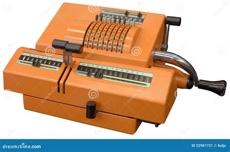 Old calculator stock image. Image of business, machine - 22981721