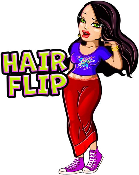 Brown Hair Hair Flip Emoji Clipart - Full Size Clipart (#5392819) - PinClipart