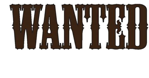 Wanted Poster Fonts - caqwepetro