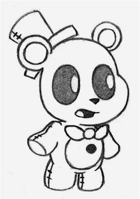 Fnaf Golden Freddy Drawing at PaintingValley.com | Explore collection ...