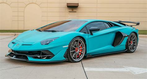 Bright Blue Lamborghini Aventador SVJ Is Just About Perfect | Carscoops