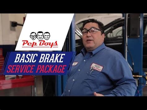 Basic Brake Service Package - Pep Boys - YouTube