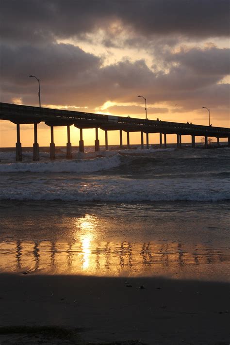 Sunset at Ocean Beach Pier-california Print - Etsy