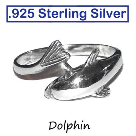 Dolphin Sterling Silver Ring – Silver Treasures Pty Ltd