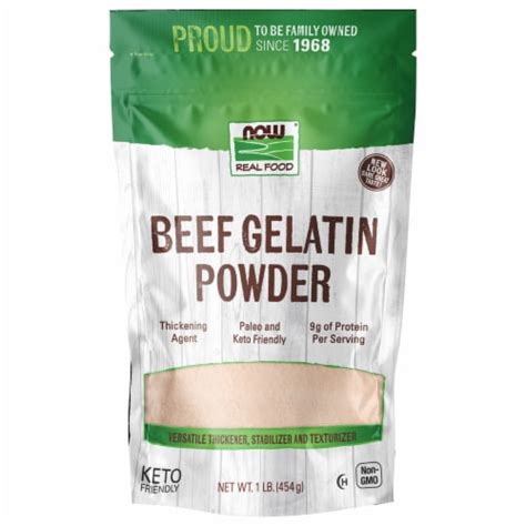 NOW® Real Food Beef Gelatin Powder, 1 lb - Pick ‘n Save