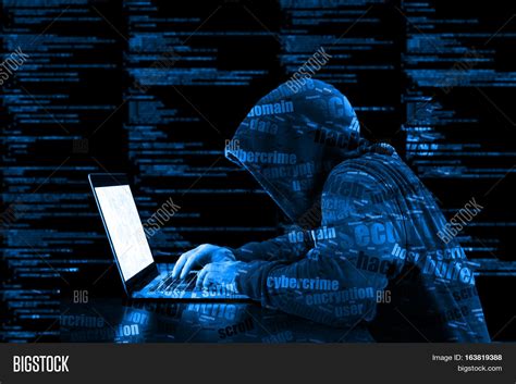 Hacker Blue Hoody Image & Photo (Free Trial) | Bigstock