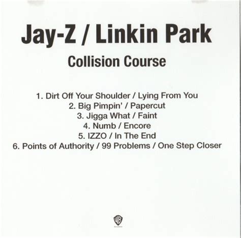 Jay-Z / Linkin Park – Collision Course (2004, CDr) - Discogs