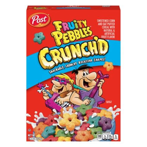 Post® Fruity Pebbles™ Crunch'd with Rockstar Shapes Cereal, 11.5 oz ...