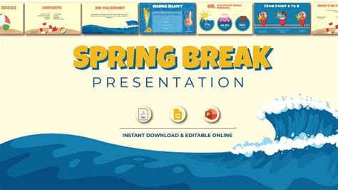 Spring Break Presentation in PDF, PowerPoint, Google Slides - Download | Template.net