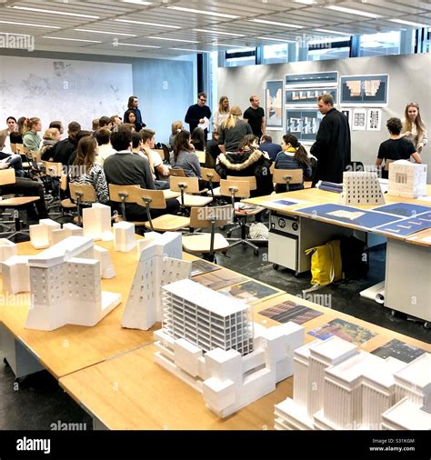 Architecture class at the University, architecture design course Stock Photo - Alamy