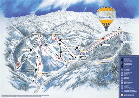 Filzmoos Pistenplan | Pistenübersicht Filzmoos | Panoramakarte