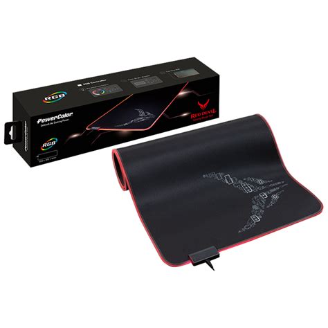 Buy PowerColor Red Devil RGB Extended Mouse Pad [MPDR-1000] | PC Case ...