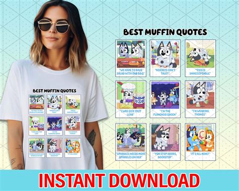 Best Muffin Quotes Bluey PNG, Bluey Family PNG, Bluey Png, Bluey Bingo ...