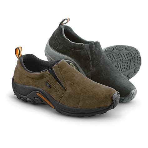 Merrell Men's Jungle Moc Waterproof Slip-On Shoes - 425150, Casual Shoes at Sportsman's Guide