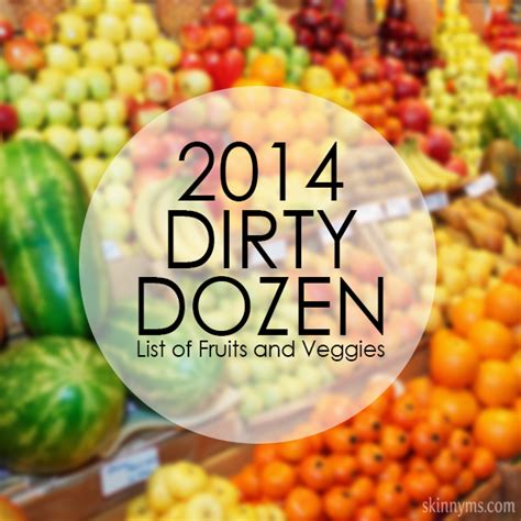 2014 Dirty Dozen List of Fruits & Veggies