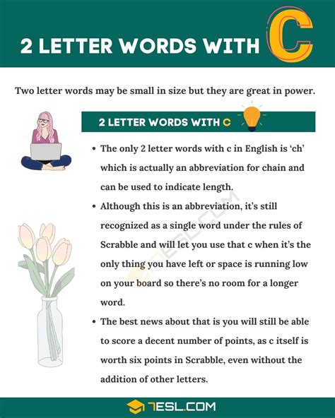 2 Letter Words with C in English • 7ESL