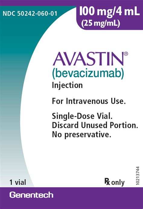 DailyMed - AVASTIN- bevacizumab injection, solution